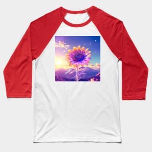 Sunburst Sunflower Baseball T-Shirt